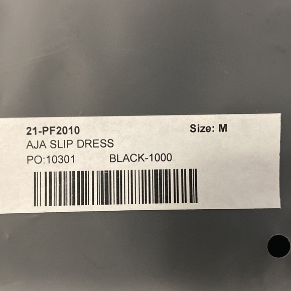 BRAND NEW Elle Rêve Aja Satin Slip Dress in Black - Picture 7 of 7